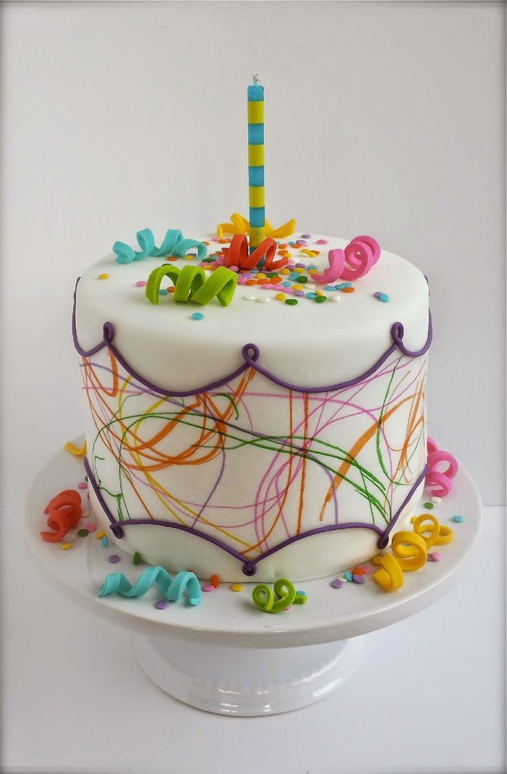 Toddler Birthday Cake Art