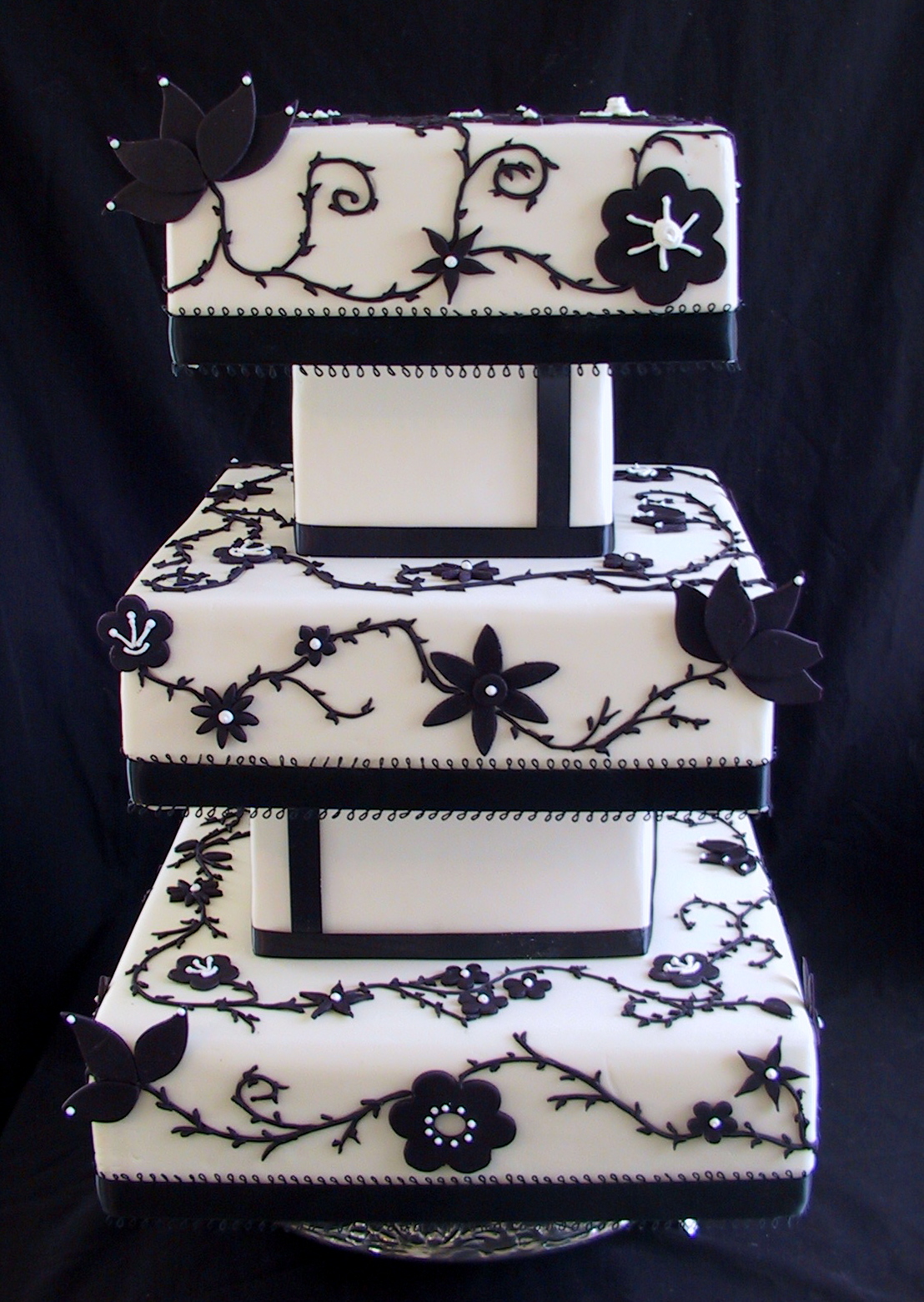 8 Photos of Black Red White And Square Cakes 8 Photos of Black Red White And Square Cakes
