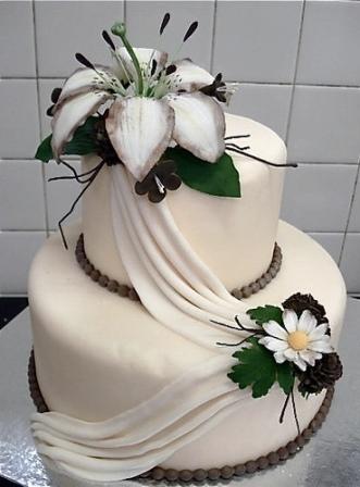 Wedding Cakes with Fondant Wedding Cakes with Fondant