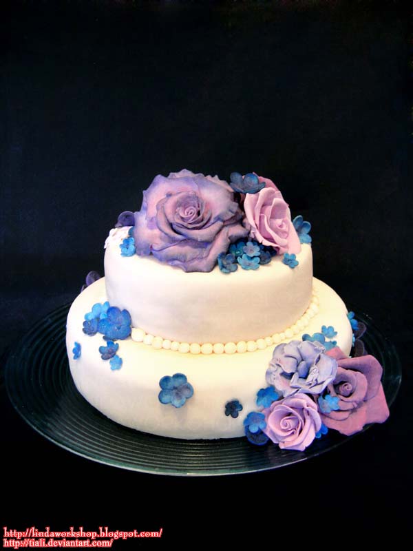 2 Tier Fondant Cake 2 Tier Fondant Cake