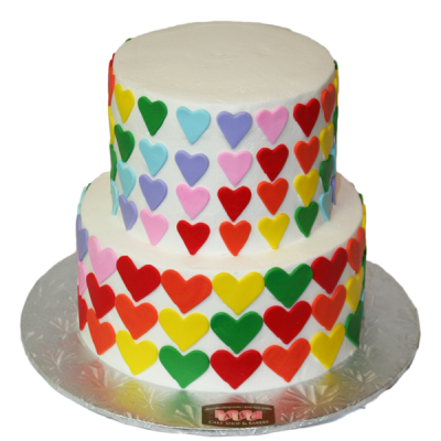 2 Tier Fondant Wedding Cake 2 Tier Fondant Wedding Cake