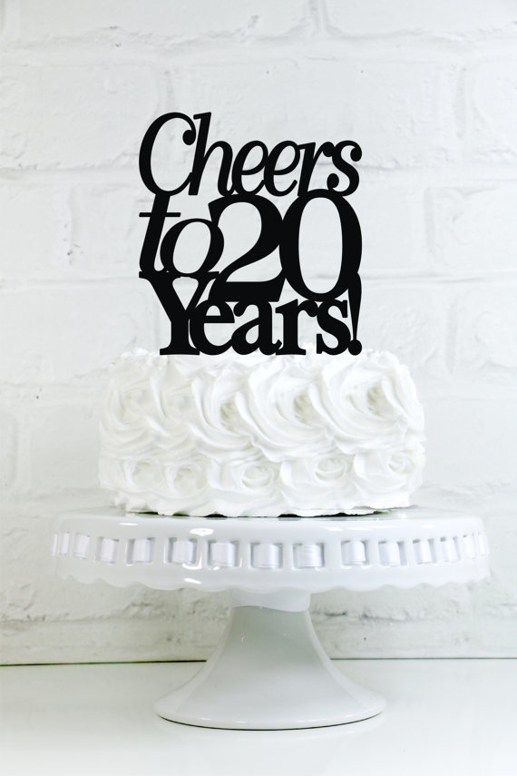 20 Year Anniversary Cake 20 Year Anniversary Cake