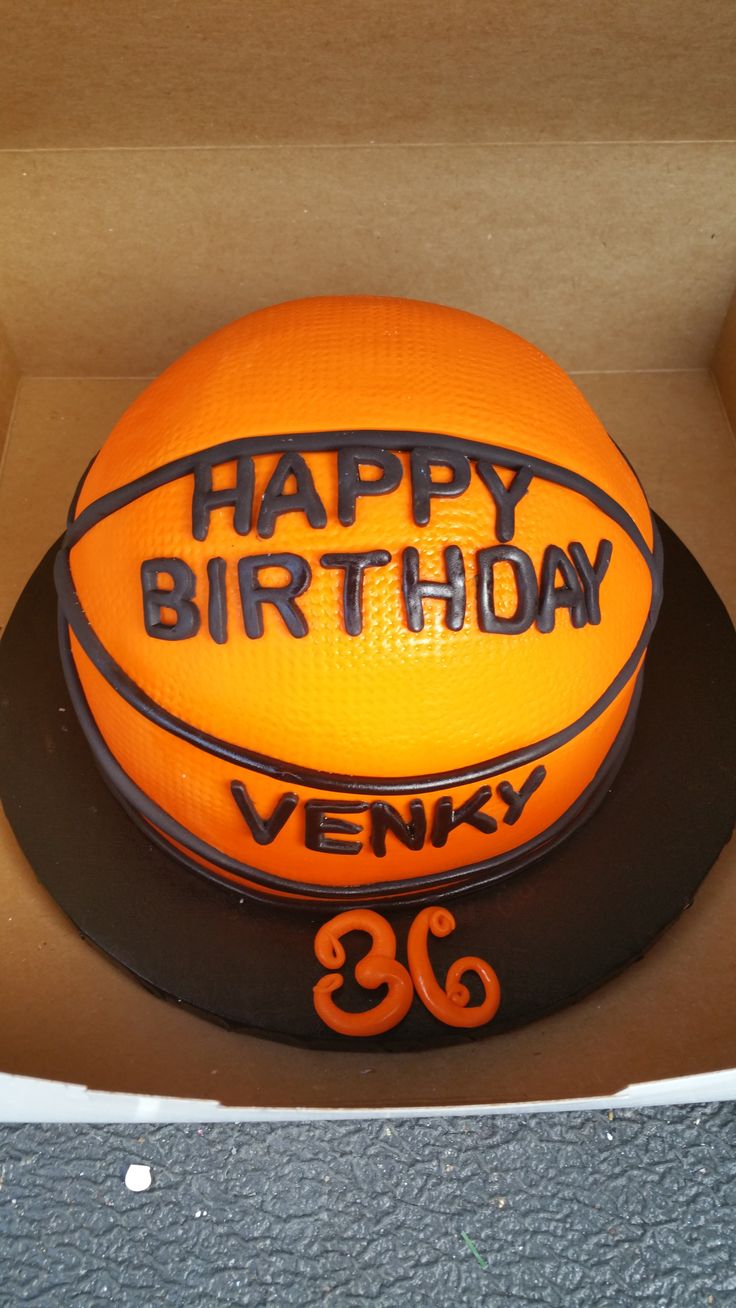 Basketball Shape Cake