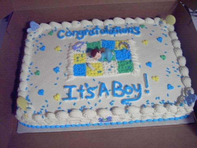 Boy Baby Shower Sheet Cake Boy Baby Shower Sheet Cake