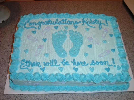 Boy Baby Shower Sheet Cake Boy Baby Shower Sheet Cake
