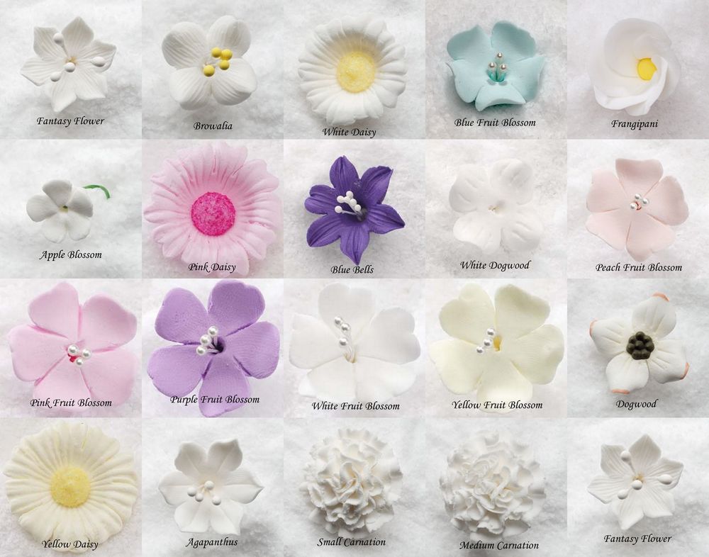 Cake Decorating Fondant Flowers Cake Decorating Fondant Flowers