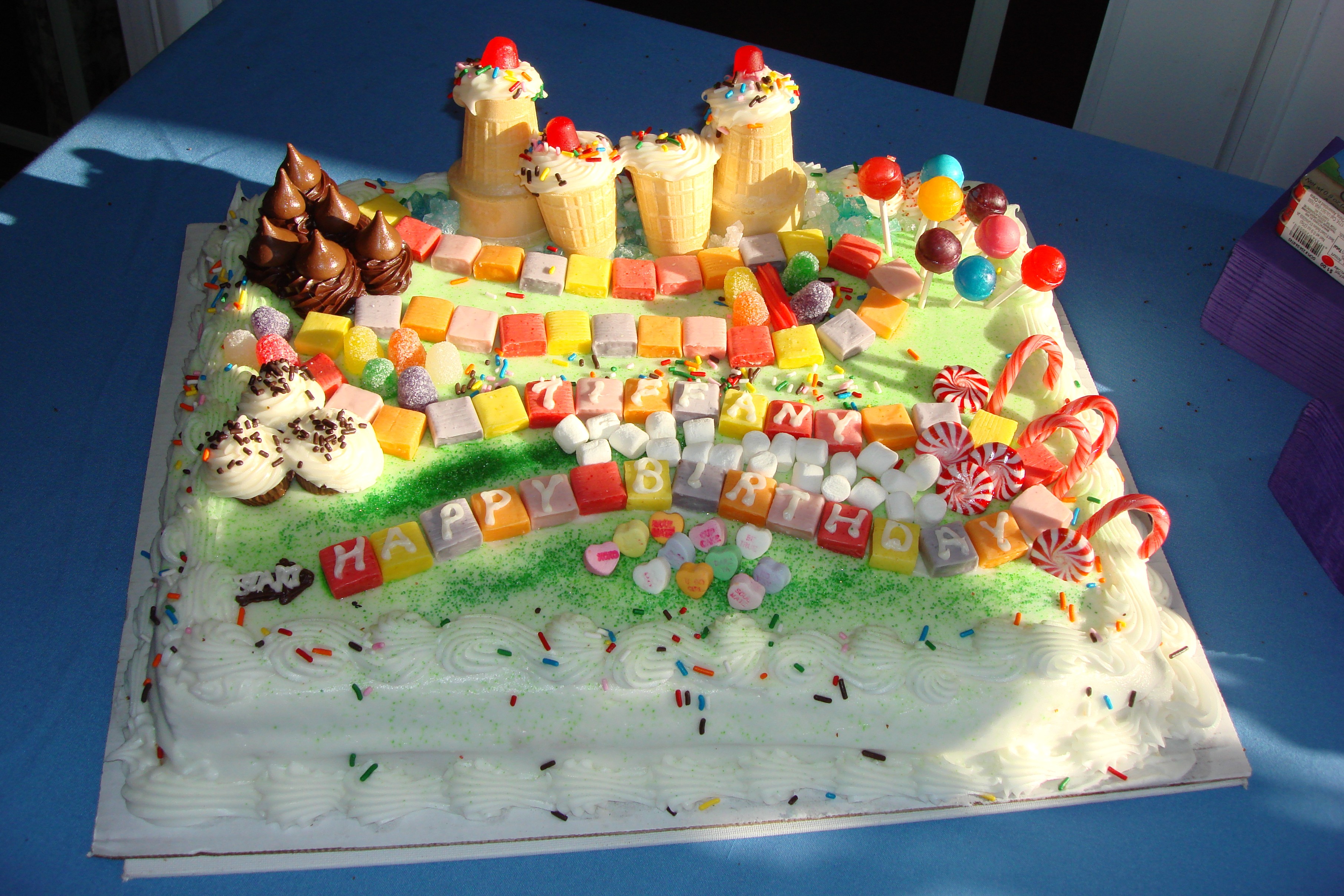 Candy Land Party Theme Cakes