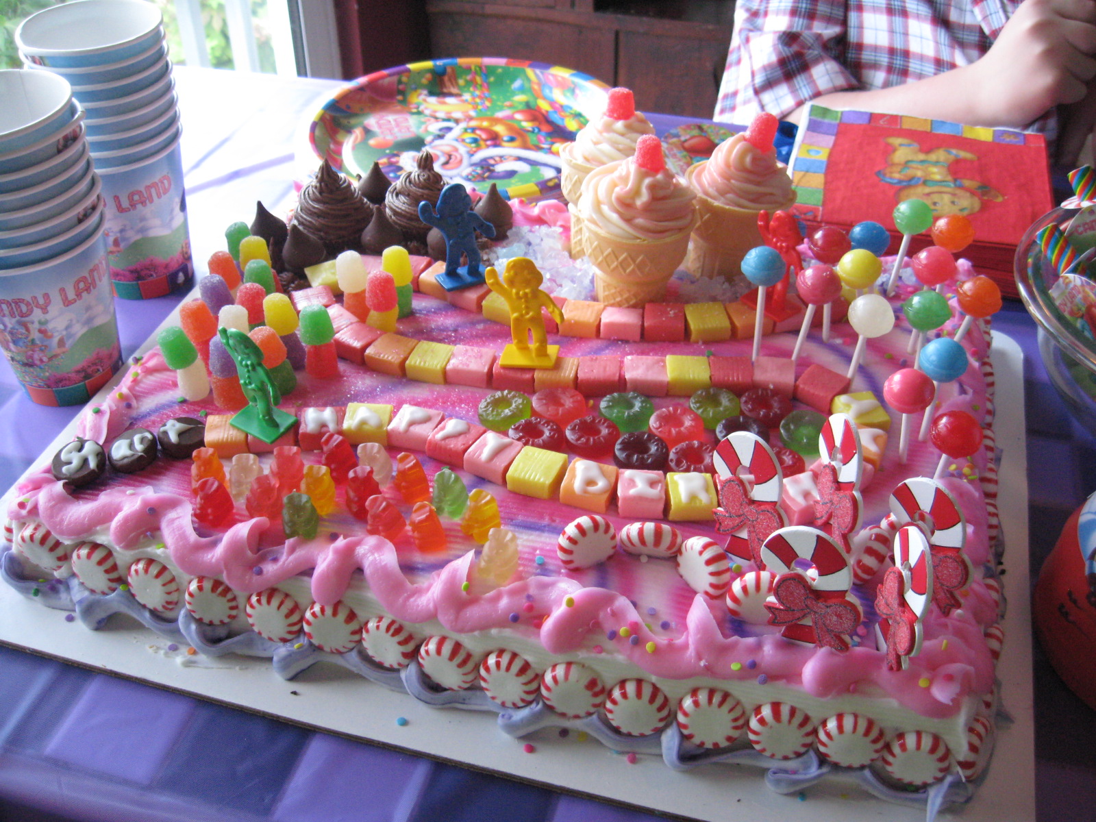 Candyland Birthday Cake Decorations