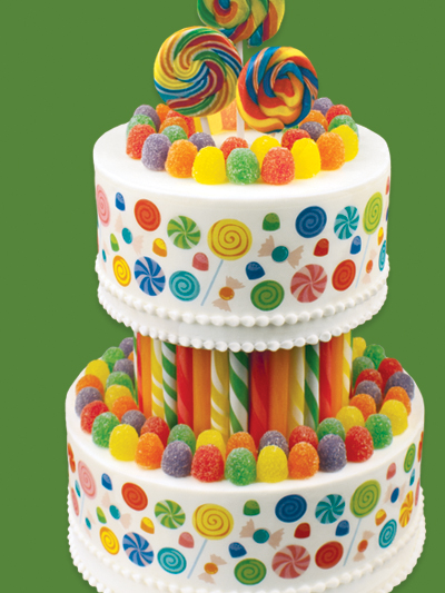 Candyland Tiered Cake