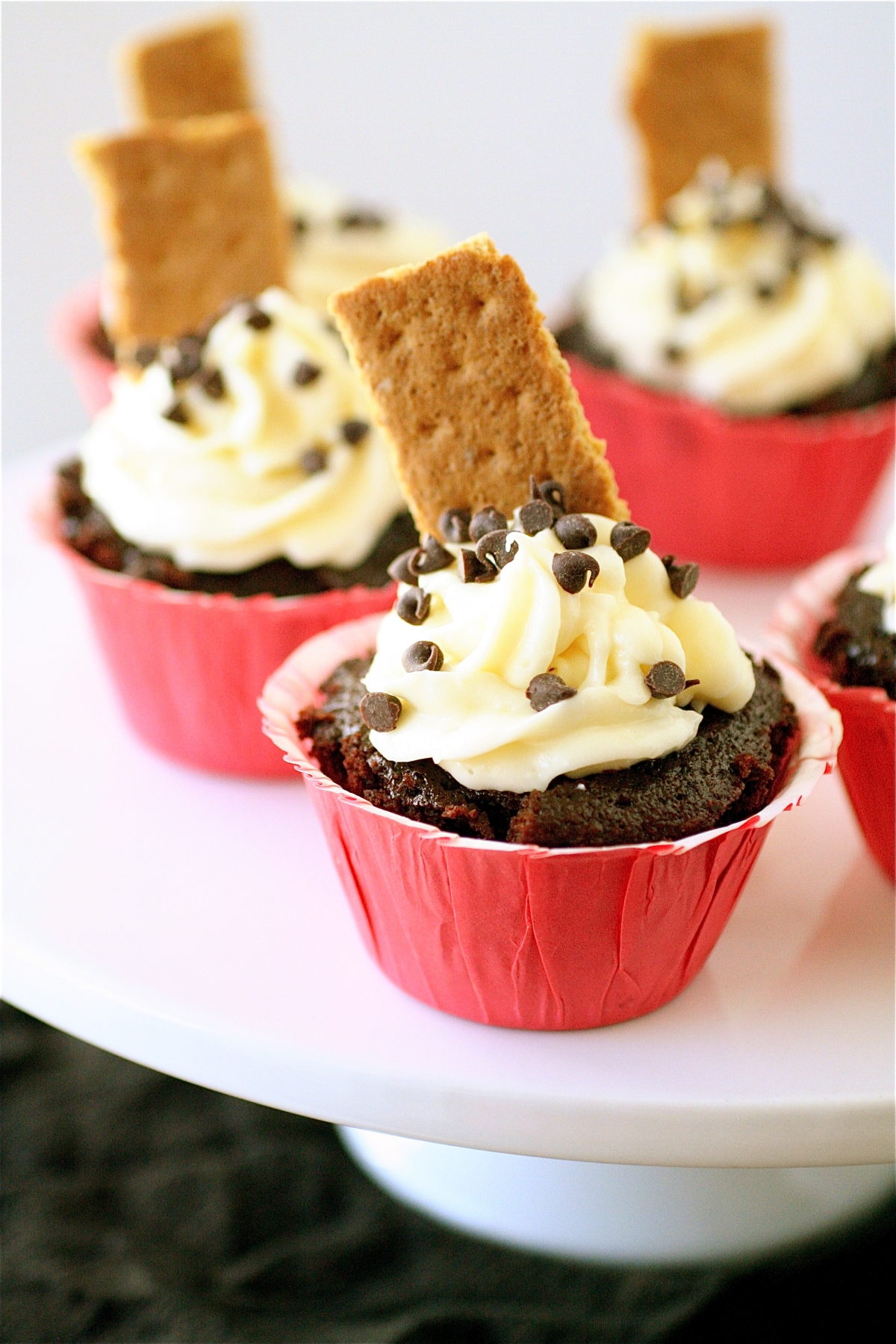 Chocolate Chip Cheesecake Cupcakes