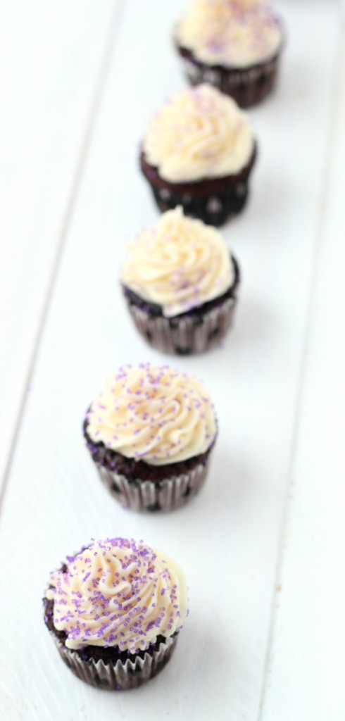 Chocolate Cupcakes with Cream Cheese Frosting