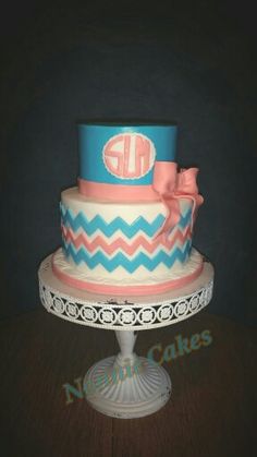 Coral and Teal Birthday Cakes for Girls Coral and Teal Birthday Cakes for Girls