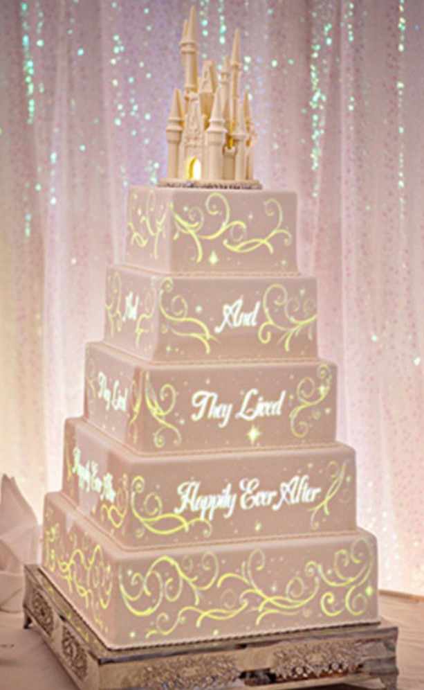 Disney Wedding Cake