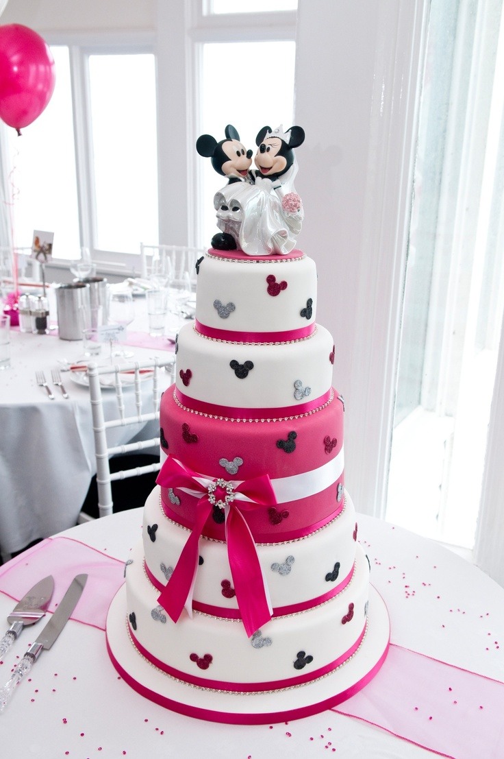 Disney World Themed Wedding Cakes