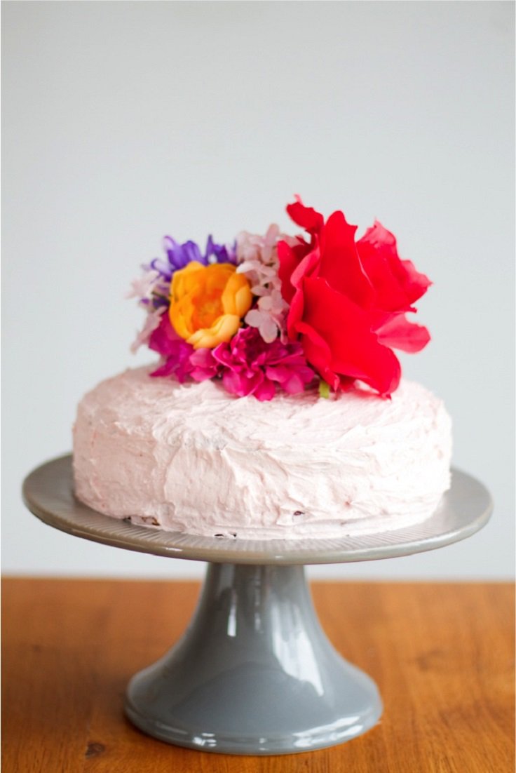 DIY Flower Cake Topper DIY Flower Cake Topper
