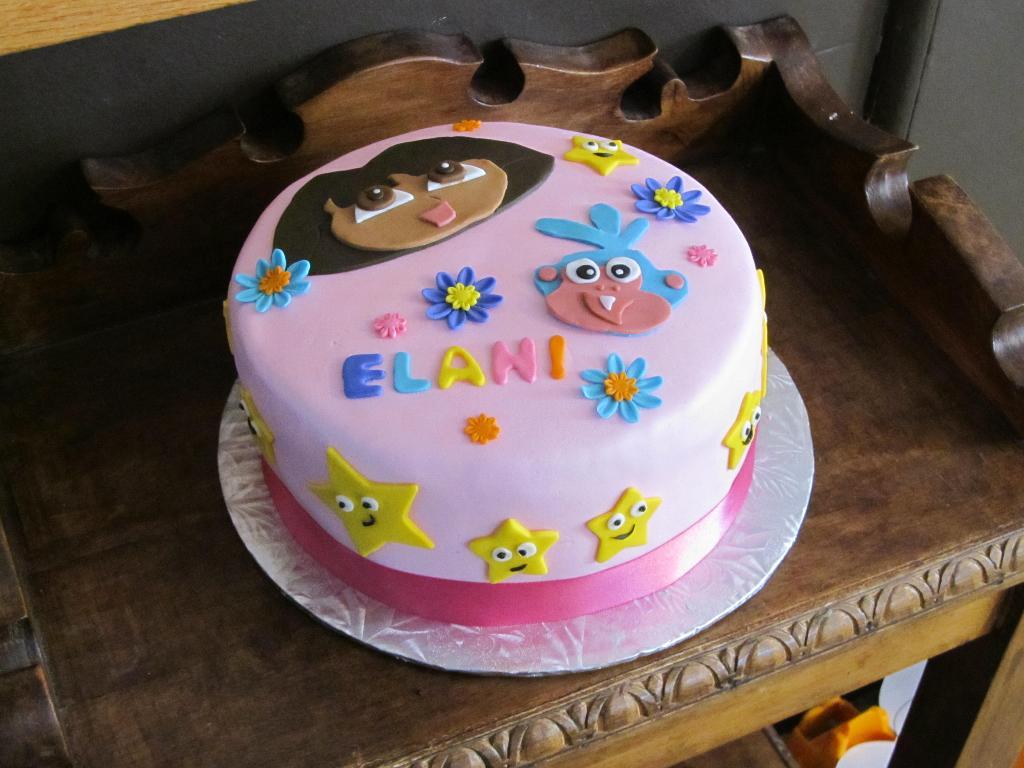 Dora Explorer Birthday Cake