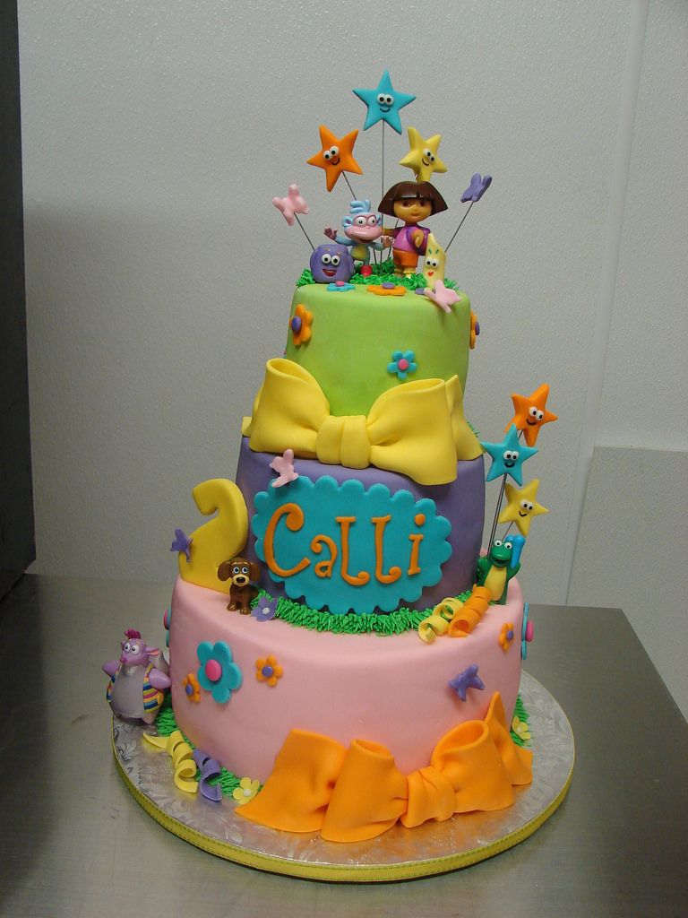 Dora Explorer Birthday Cake