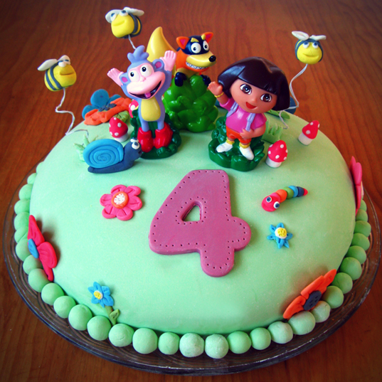 Dora the Explorer Birthday Cake Kids