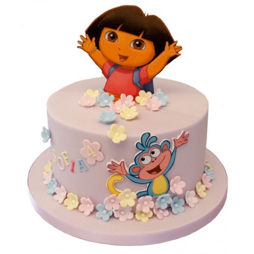 Dora the Explorer Birthday Cake