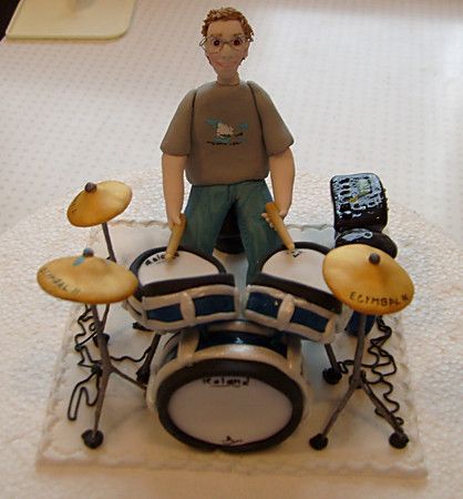 Drum Set Birthday Cake Topper