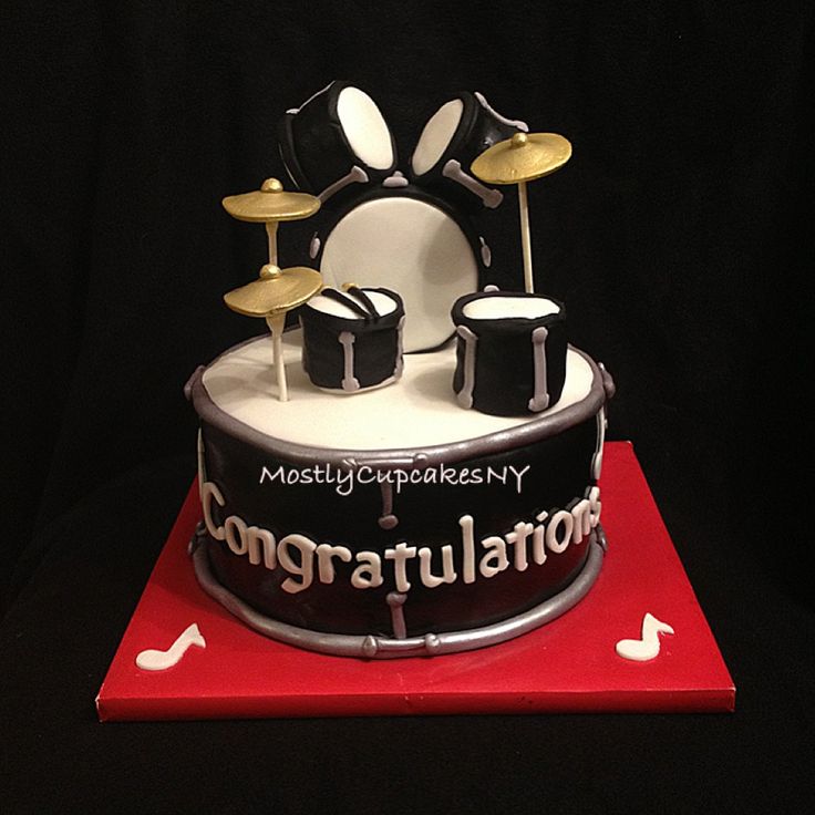 Drum Set Cake