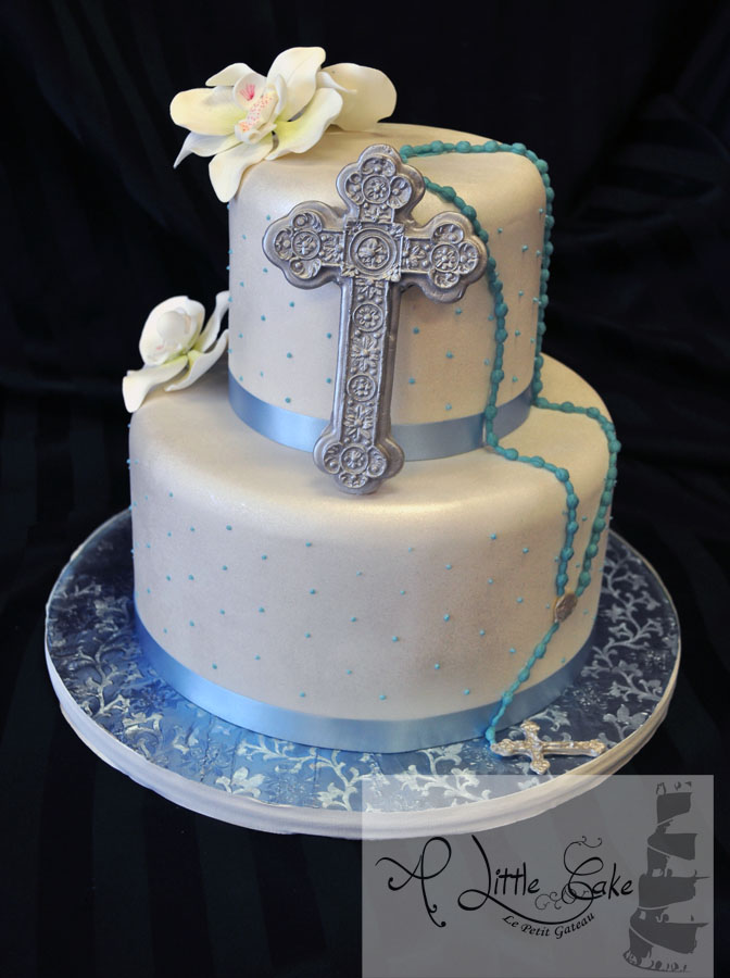 First Communion Tiered Cake First Communion Tiered Cake