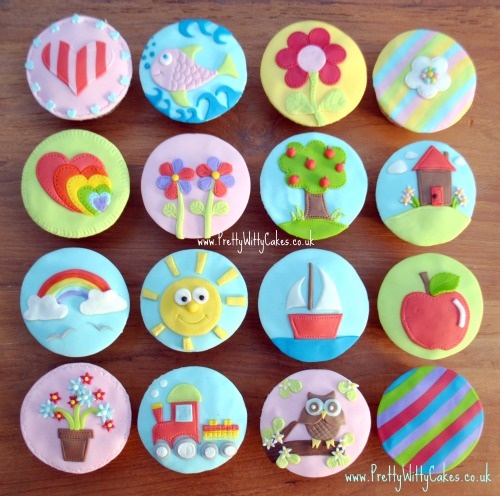 10 Photos of Pinterest Fondant Flowers Decorated Cupcakes 10 Photos of Pinterest Fondant Flowers Decorated Cupcakes