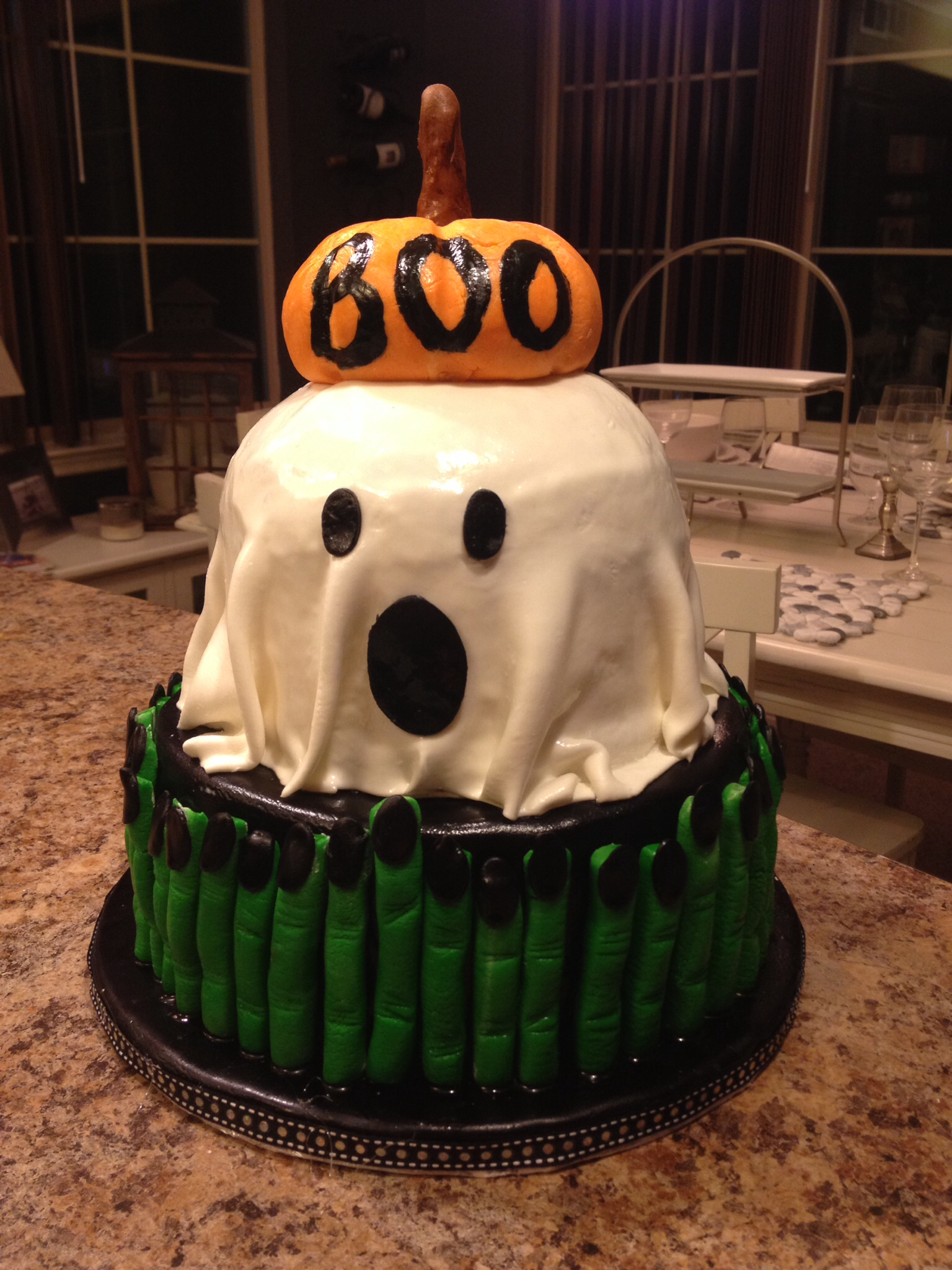 Halloween Fondant Cake Halloween Fondant Cake