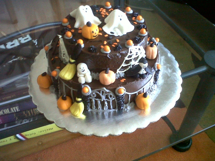 Halloween Fondant Cake Halloween Fondant Cake