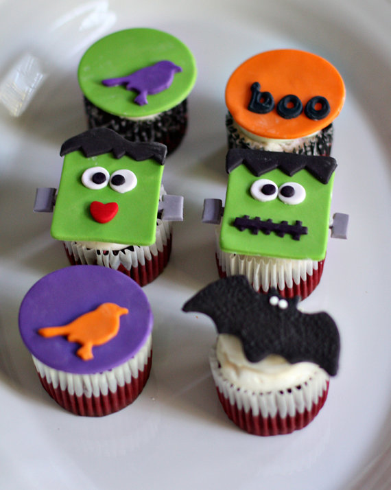 Halloween Fondant Cupcake Decorations