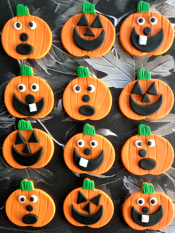 Halloween Fondant Cupcake Toppers Halloween Fondant Cupcake Toppers