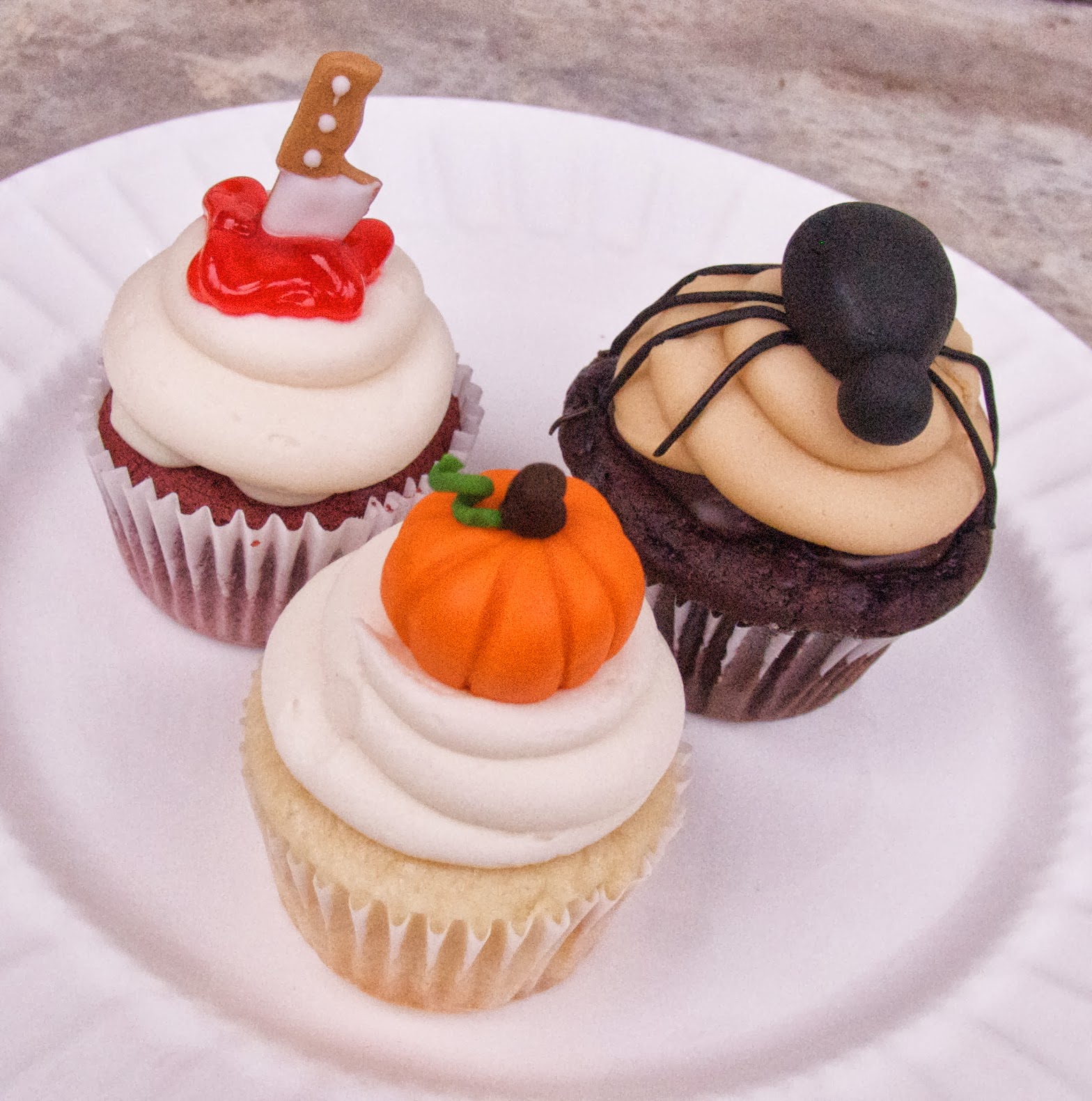 Halloween Fondant Cupcakes