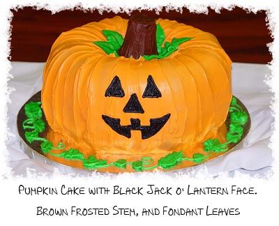 Halloween Pumpkin Cake Recipe