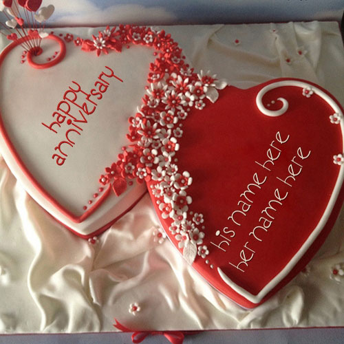 8 Photos of Happy Anniversary Heart Cakes 8 Photos of Happy Anniversary Heart Cakes
