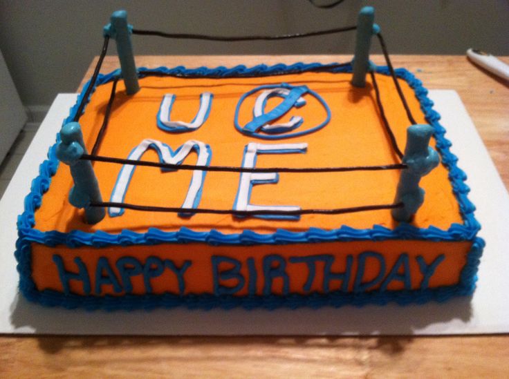 John Cena Happy Birthday Cake