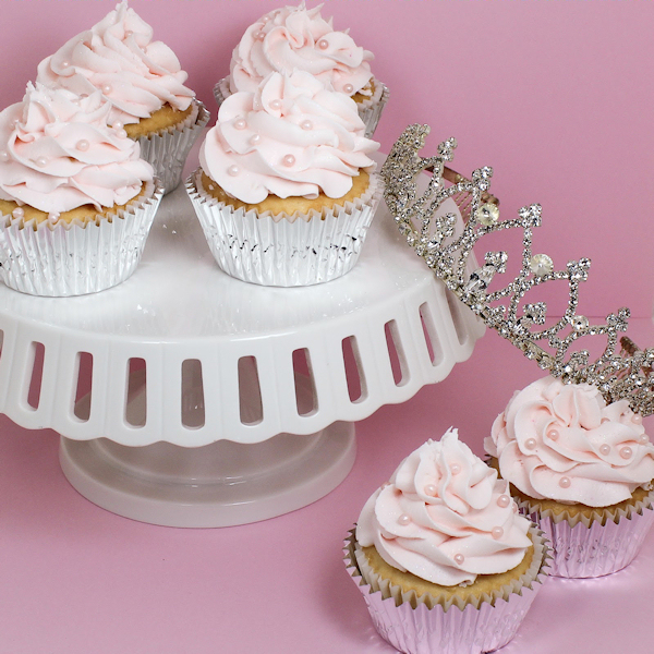 Light Pink Wedding Cupcakes