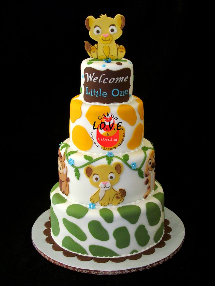 Lion King Baby Shower Cake Lion King Baby Shower Cake