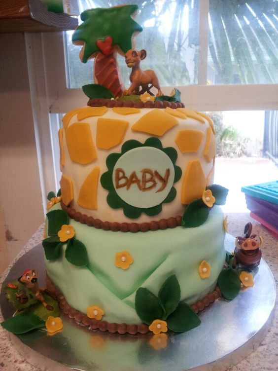Lion King Baby Shower Cake Lion King Baby Shower Cake