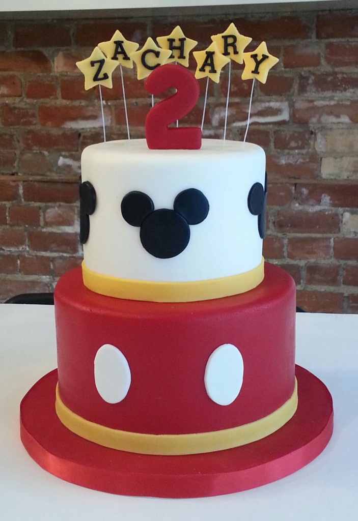 Mickey Mouse Happy Birthday Cake