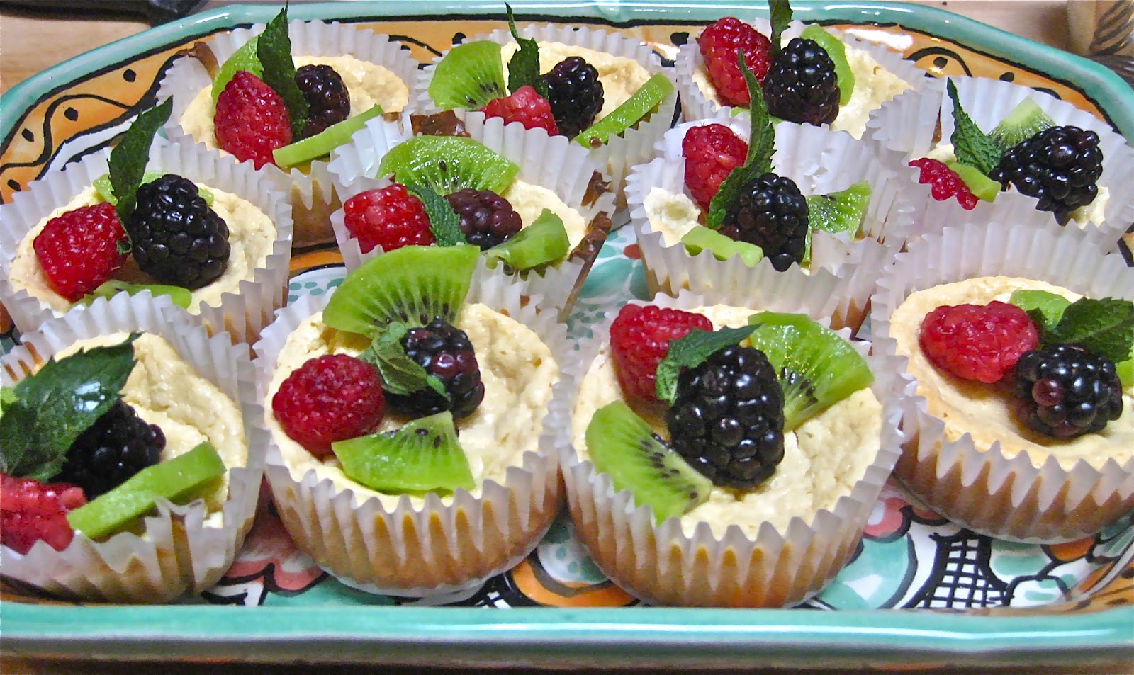 Mini Cheesecakes with Fresh Fruit