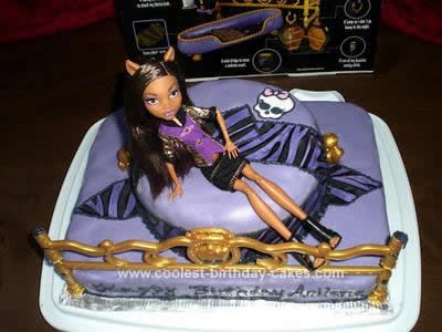 Monster High Clawdeen Wolf Birthday Cake