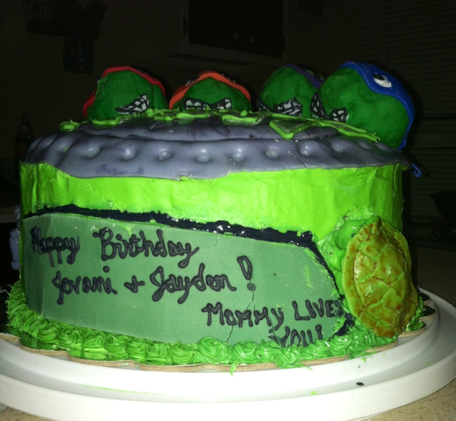 Mutant Ninja Turtles Cake