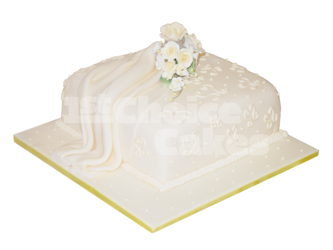 Pillow Shaped Wedding Cakes