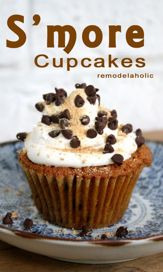 Smore Cupcake Recipe Graham Cracker Cake