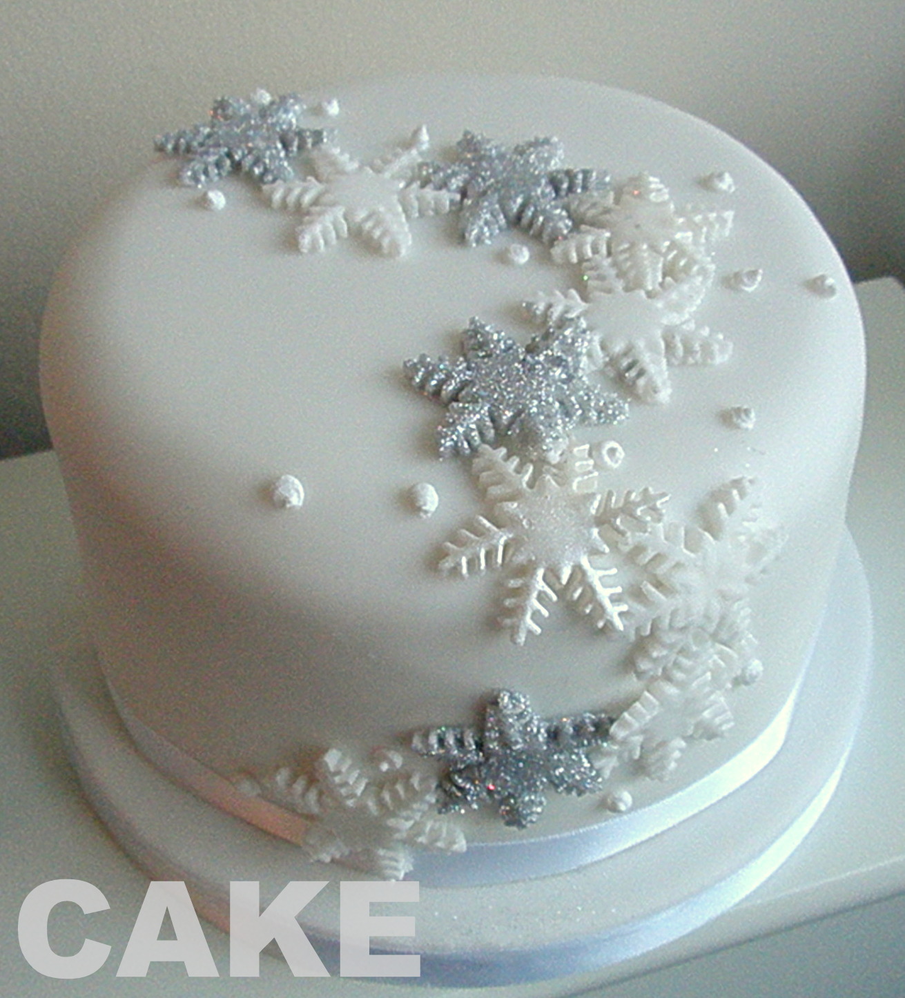 11 Photos of Christmas Cakes Easy To Make Snow Flakes 11 Photos of Christmas Cakes Easy To Make Snow Flakes