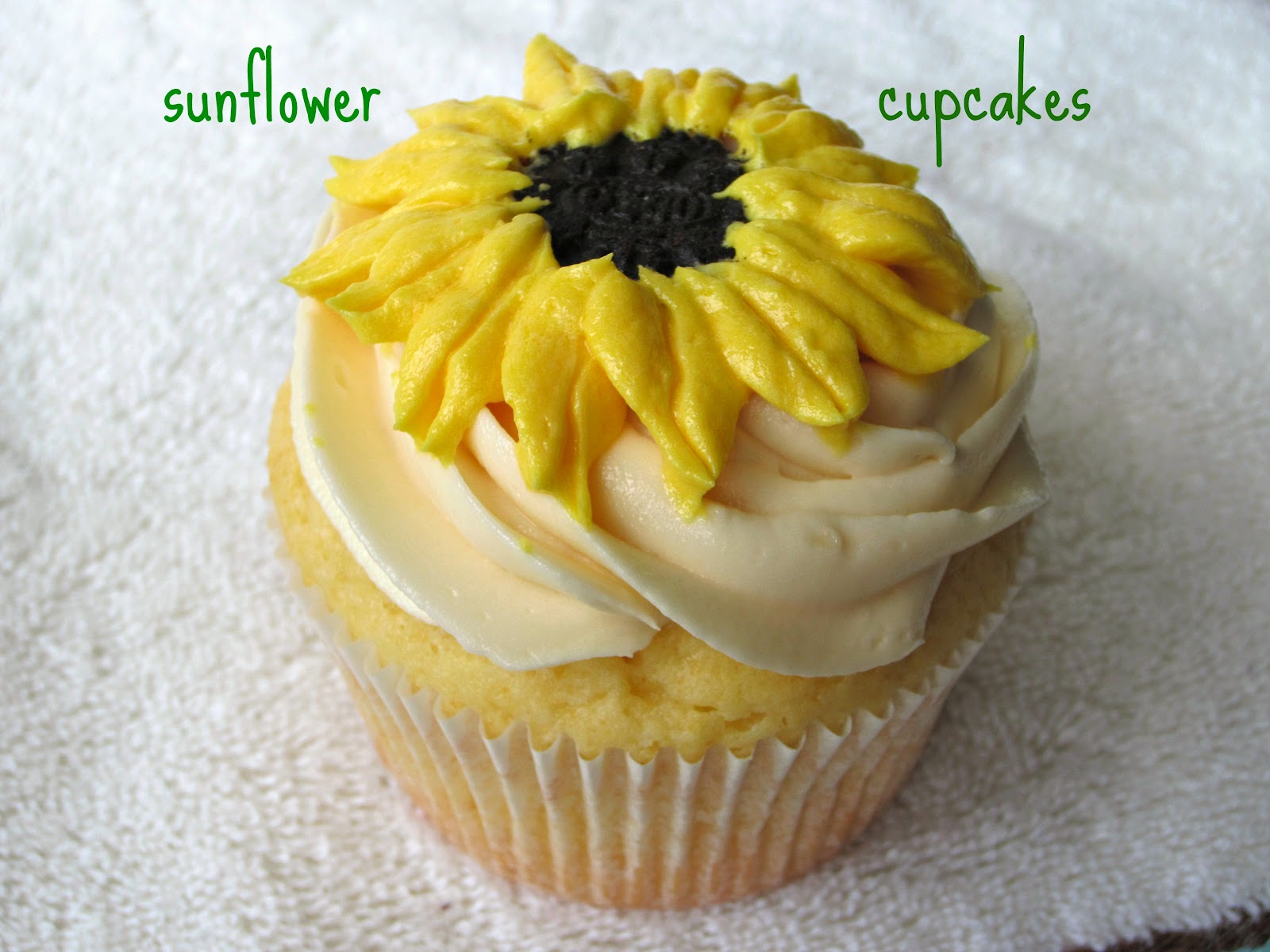 Sunflower Cupcakes Sunflower Cupcakes