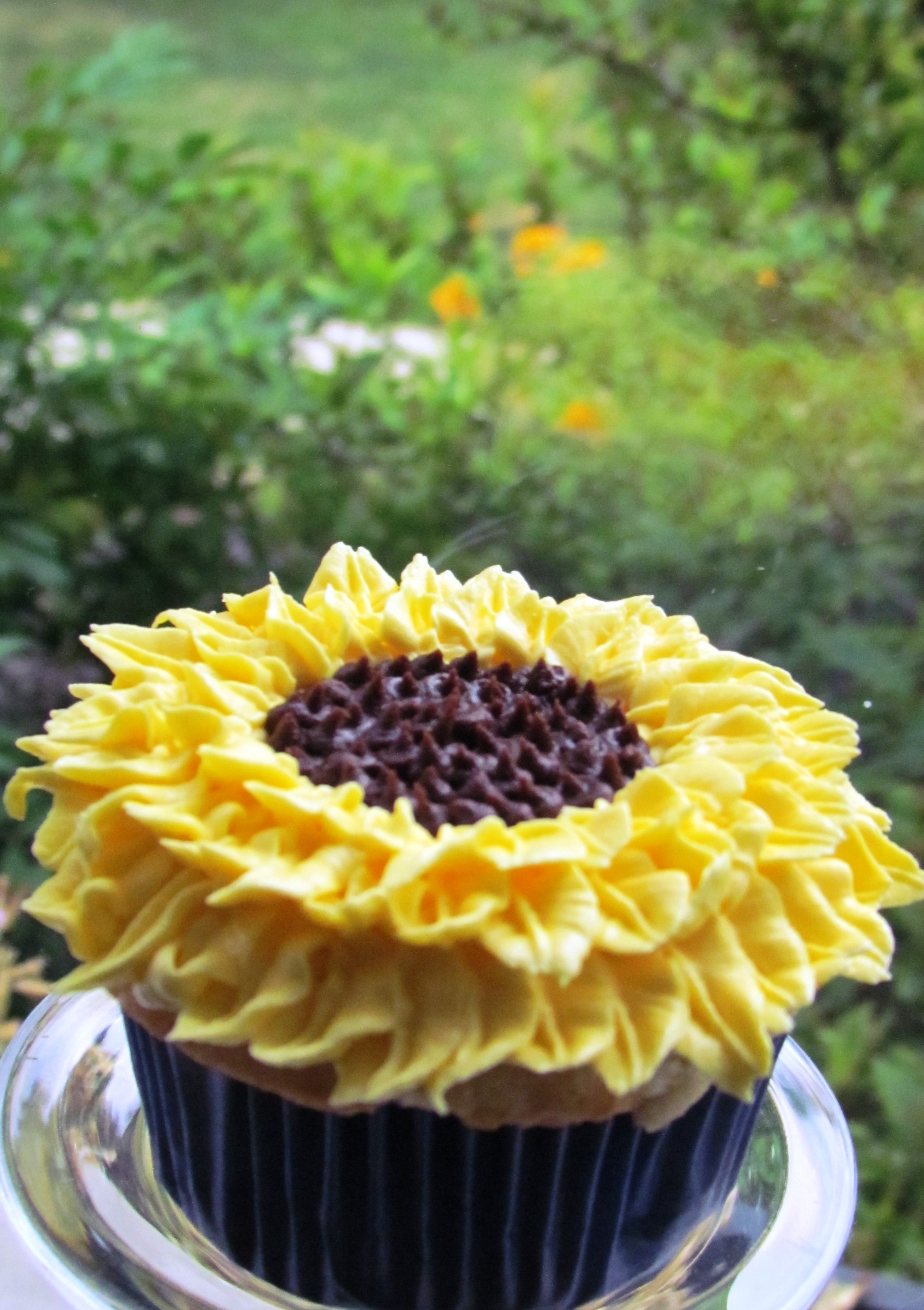 Sunflower Wedding Shower Cupcakes
