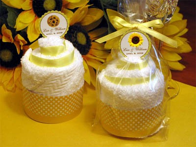 Sunflower Wedding Shower Favors