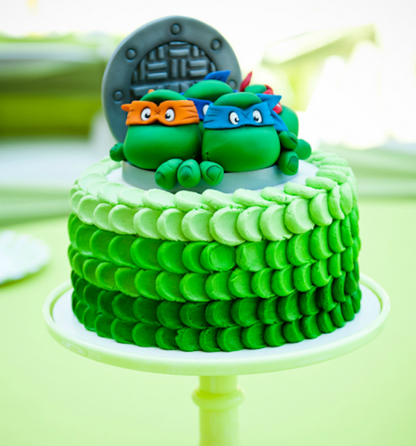 Teenage Mutant Ninja Turtles Birthday Cake