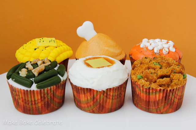 Thanksgiving Dinner Cupcakes Thanksgiving Dinner Cupcakes